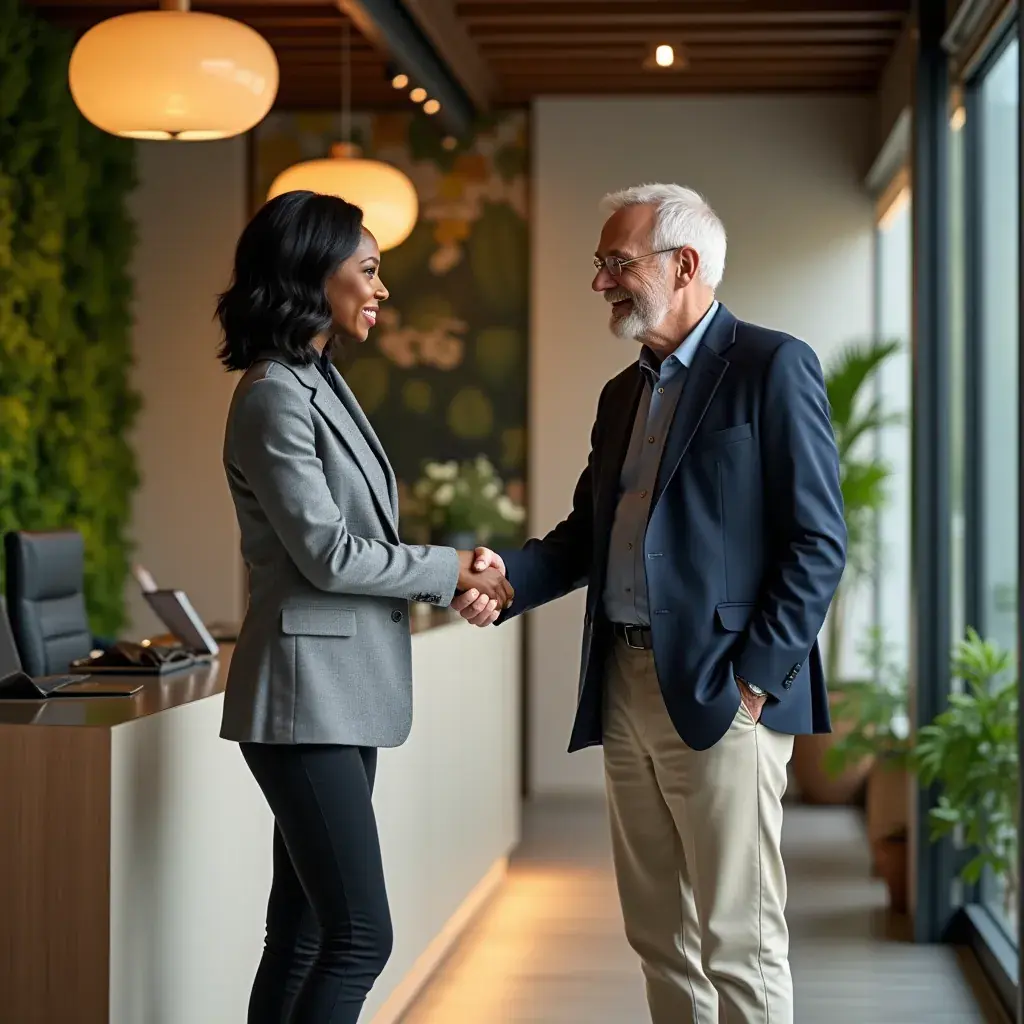 Professional team collaboration